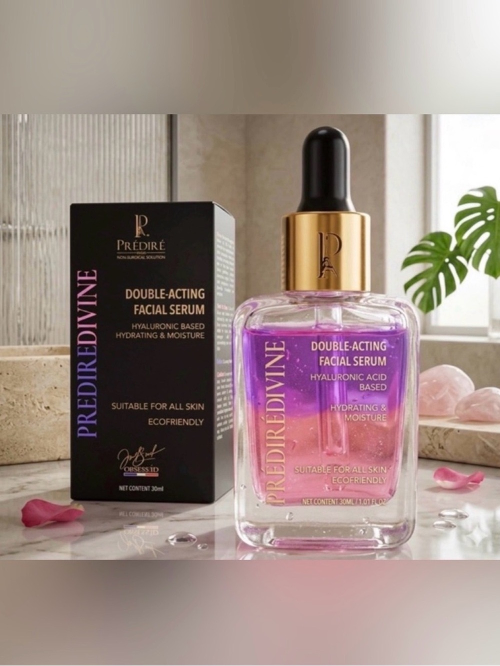 PREDIRE Double-Acting Facial Serum Hyaluronic Based ~ retail $400